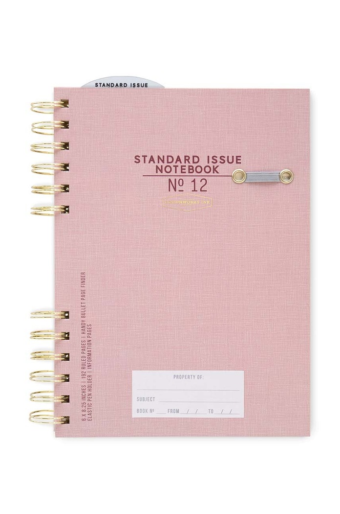 Designworks Ink jegyzetfüzet Standard Issue No.12 rózsaszín JS892.2152EU