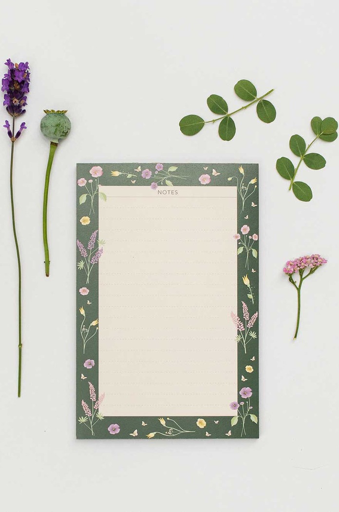 Vissevasse notatnik Flowers Army 12x18 cm multicolor F.2021.041.NN