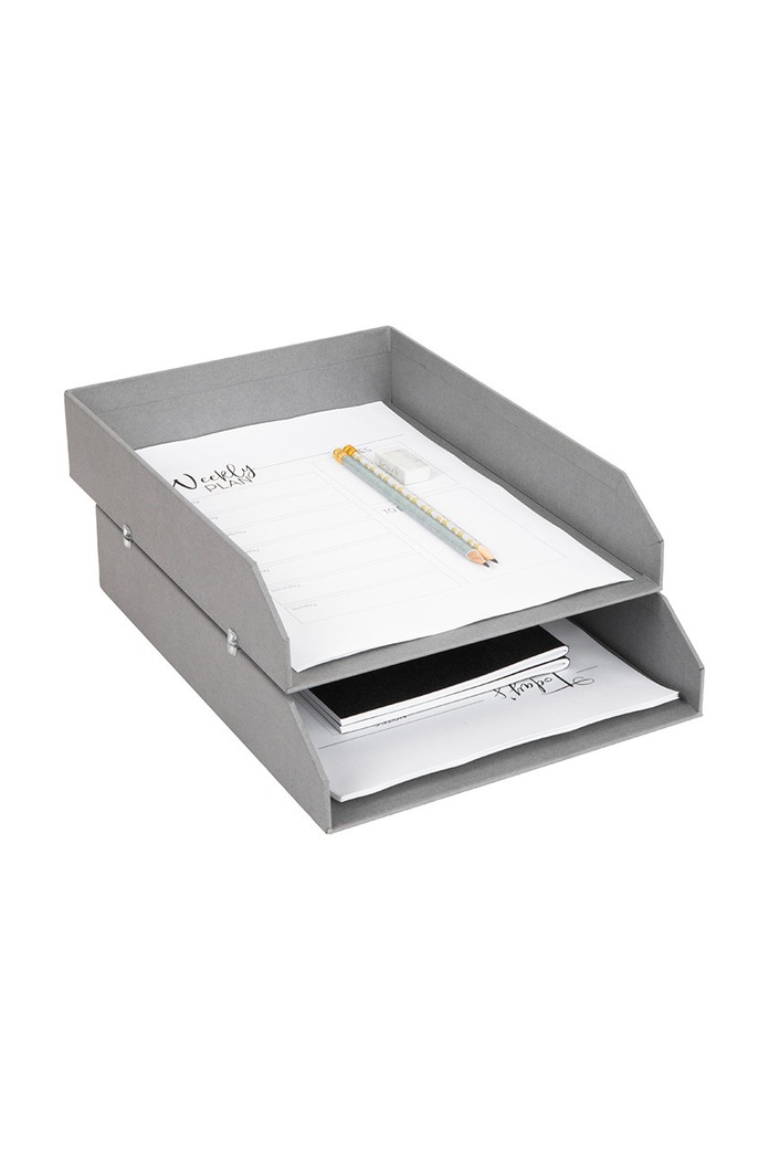 Bigso Box of Sweden irat rendszerező Hakan (2 db) szürke 789254101N
