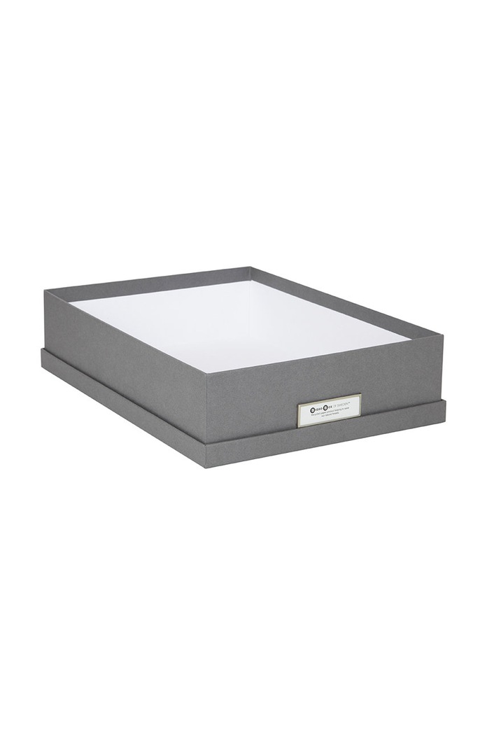 Bigso Box of Sweden pudełko do przechowywania Oskar 945154141 szary AA00