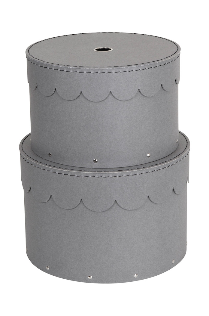 Bigso Box of Sweden σετ κουτιών αποθήκευσης Wilma (2-pack) γκρί 988254107