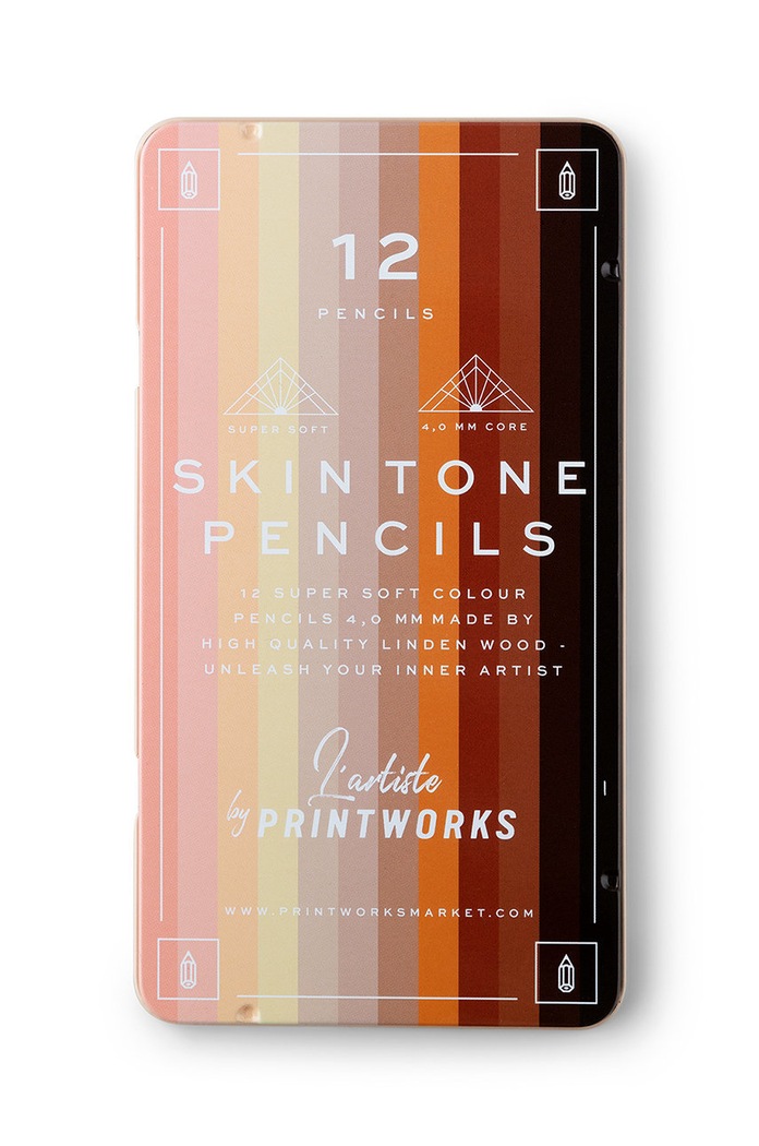 Sada pastelek v pouzdře Printworks (12-pack) vícebarevná PW00505