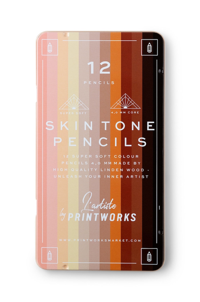 Sada pastelek v pouzdře Printworks (12-pack) vícebarevná PW00505
