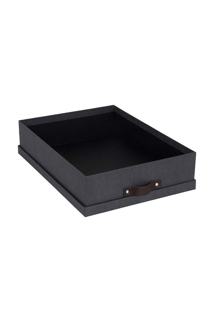 Living și dormitor Bigso Box of Sweden cutie de depozitare Oskar 9451C6849LEA648 negru