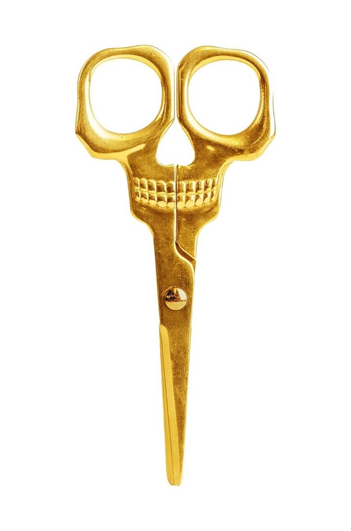 Škarje Luckies of London Skull pisana SK.SCISSORSKUL1