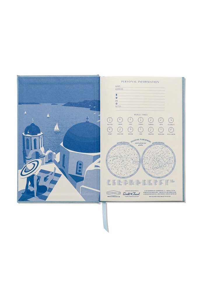 Designworks Ink notanik Santorini JB86.2025ADEU multicolor AA00