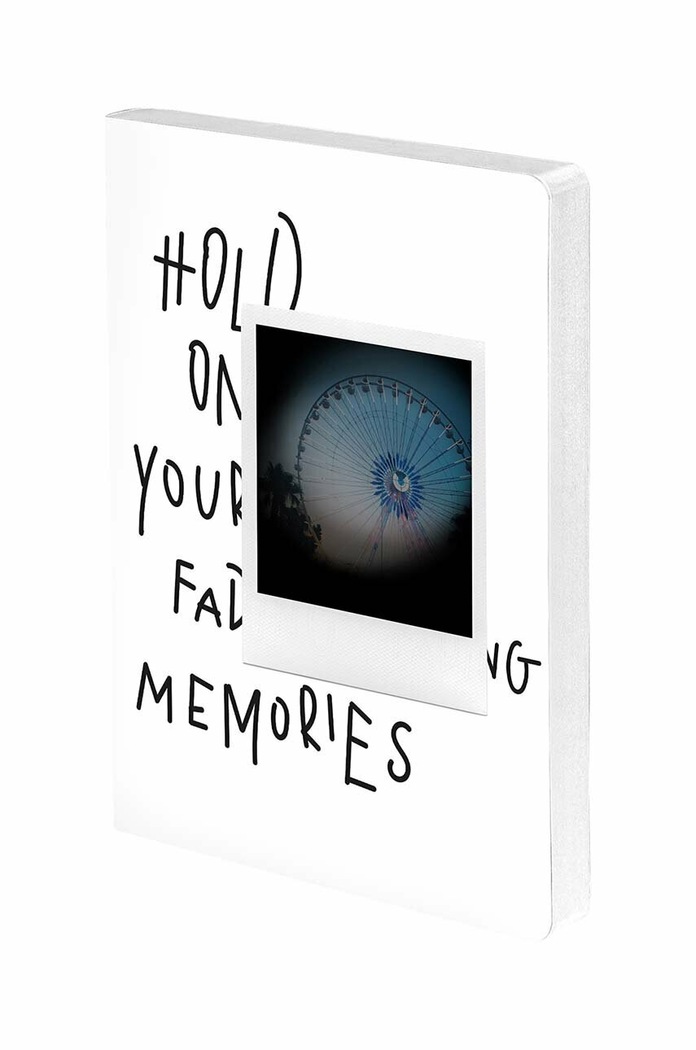 Lifestyle Poznámkový blok Nuuna Graphic Thermo L - Faiding Memories 55775 bílá