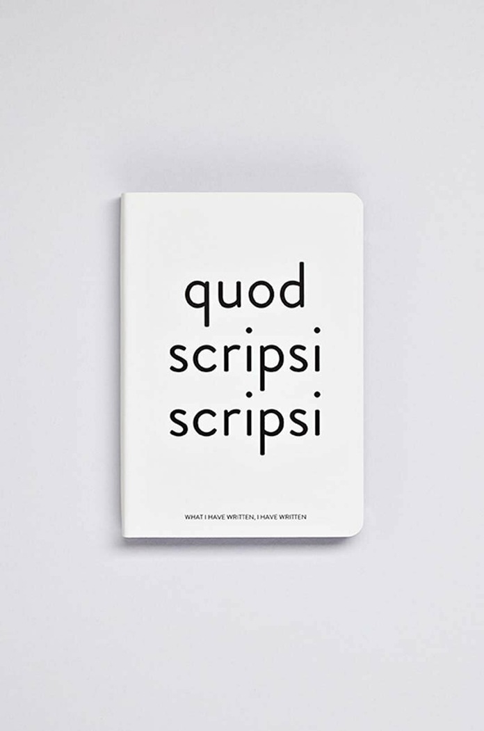 Nuuna jegyzetfüzet Quod Scripsi Scripsi S fehér 53085.