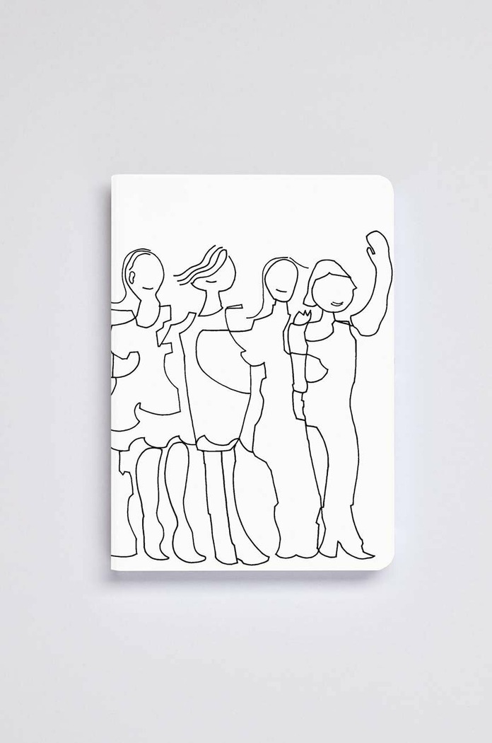 Nuuna jegyzetfüzet Friends by Myriam Beltz S fehér 55485.