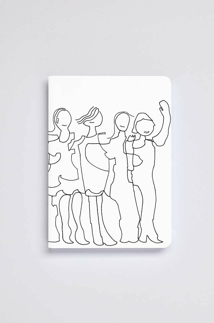 Nuuna jegyzetfüzet Friends by Myriam Beltz S fehér 55485.