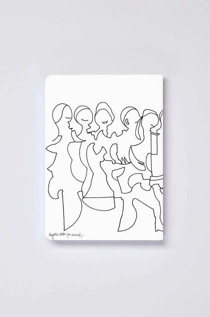 Nuuna jegyzetfüzet Friends by Myriam Beltz S 55485. fehér AA00