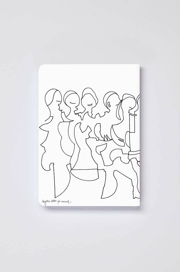 Nuuna jegyzetfüzet Friends by Myriam Beltz S 55485. fehér AA00