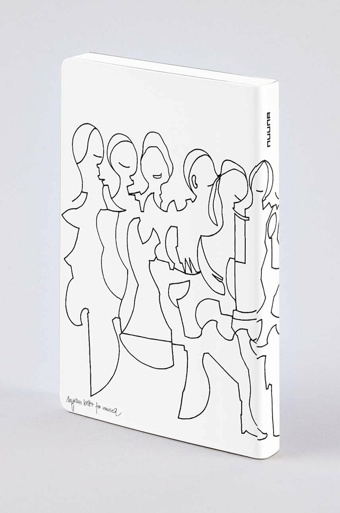 Nuuna jegyzetfüzet Friends by Myriam Beltz S fehér 55485.