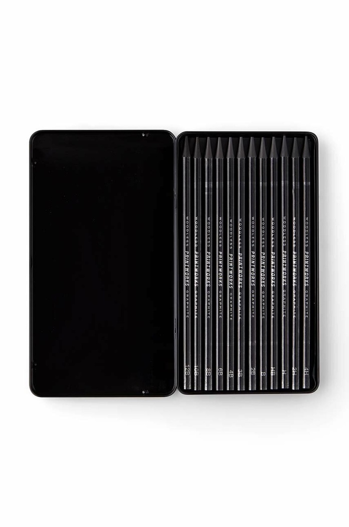 Printworks ceruzakészlet tokban Graphite 12 db PW00566 többszínű AA00
