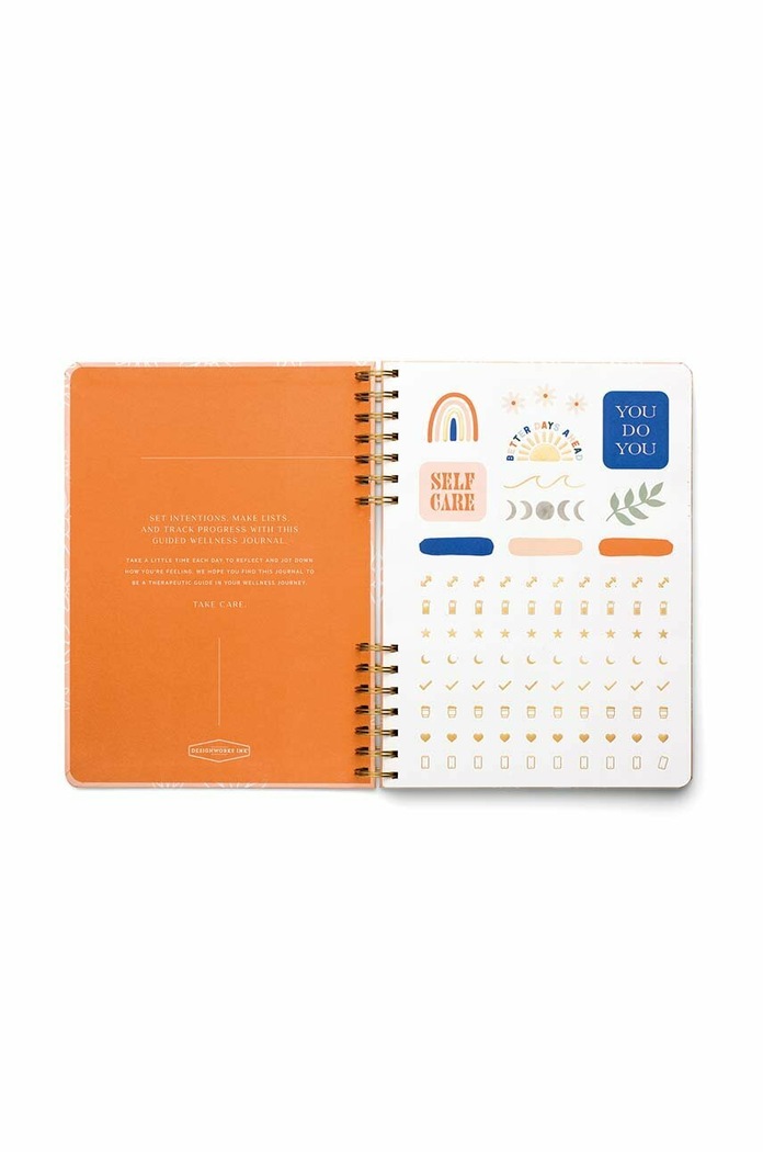 Deník Designworks Ink Guided Wellness JDW80.1001EU vícebarevná AA00