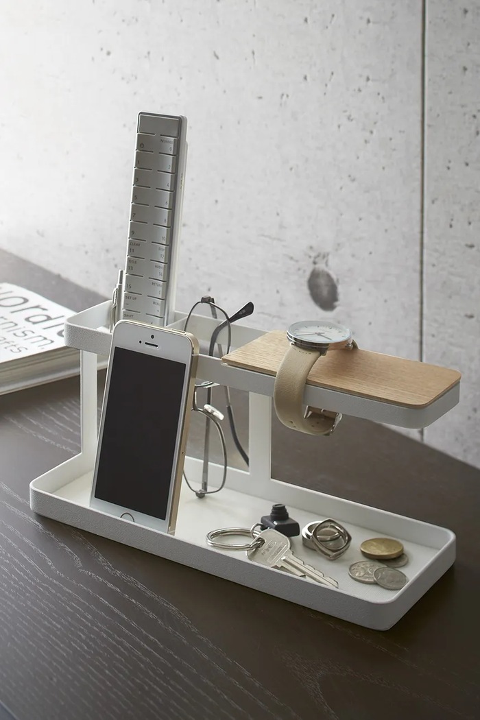Yamazaki organizator de birou Tower 2299 alb AA00