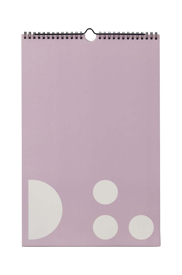 Design Letters planer miesięczny Monthly Planner 70201602LAVENDER różowy AA00