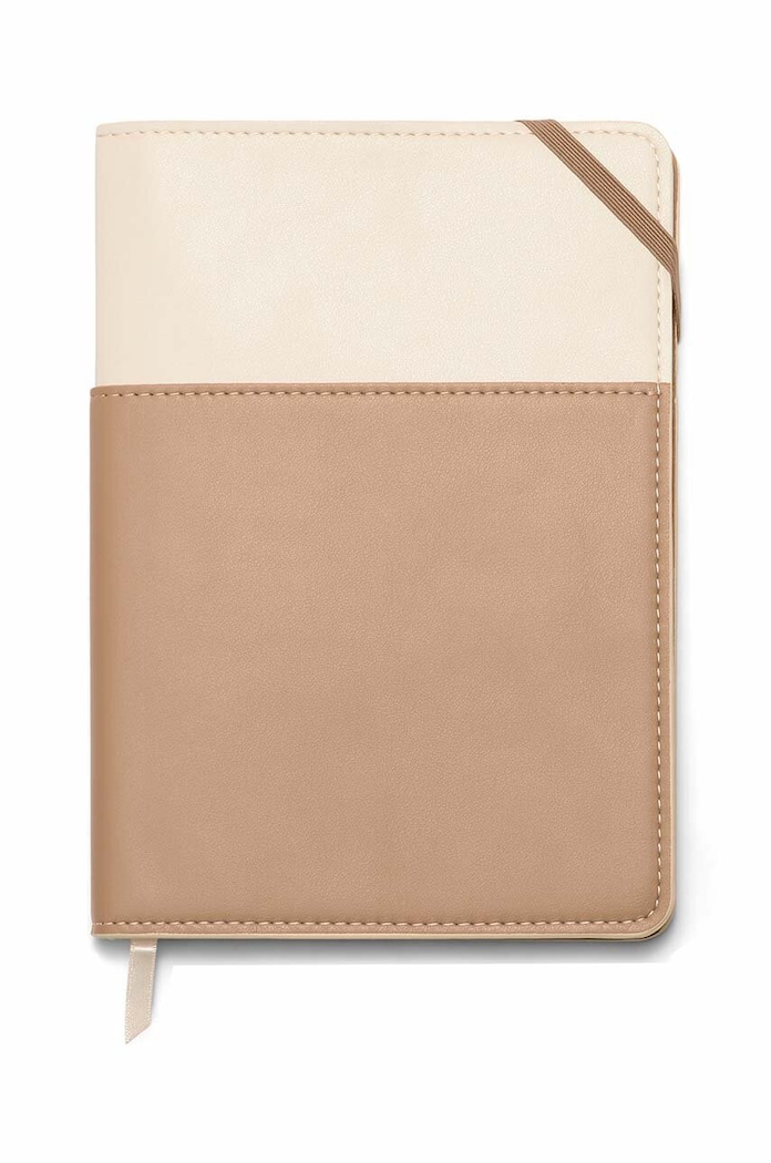 Блокнот Designworks Ink Vegan Leather Pocket Journa бежевий PJ.1002EU