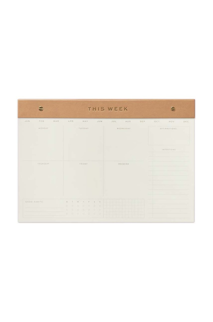 Планер-тижневик Designworks Ink Weekly Notepad Camel бежевий WNP.1002EU