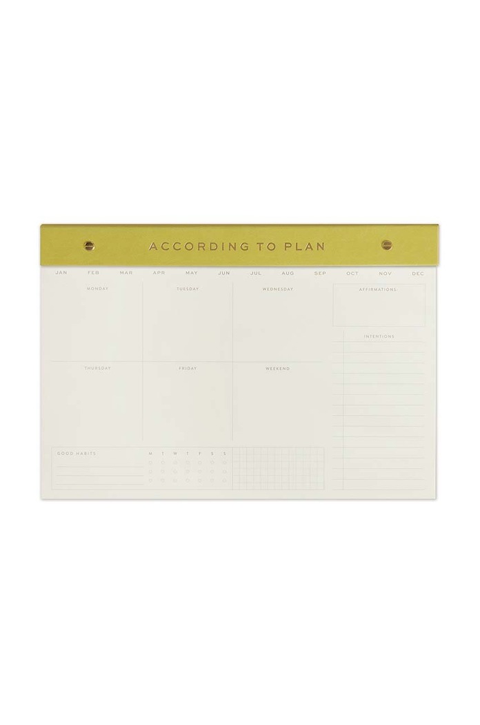Designworks Ink planer tygodniowy Weekly Notepad Matcha zielony WNP.1003EU