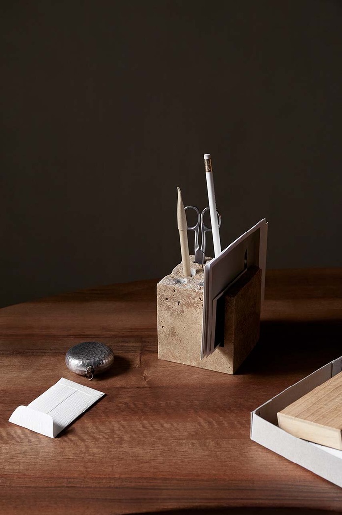 Stand de papetărie Klint Ferm Living 1104266425 maro