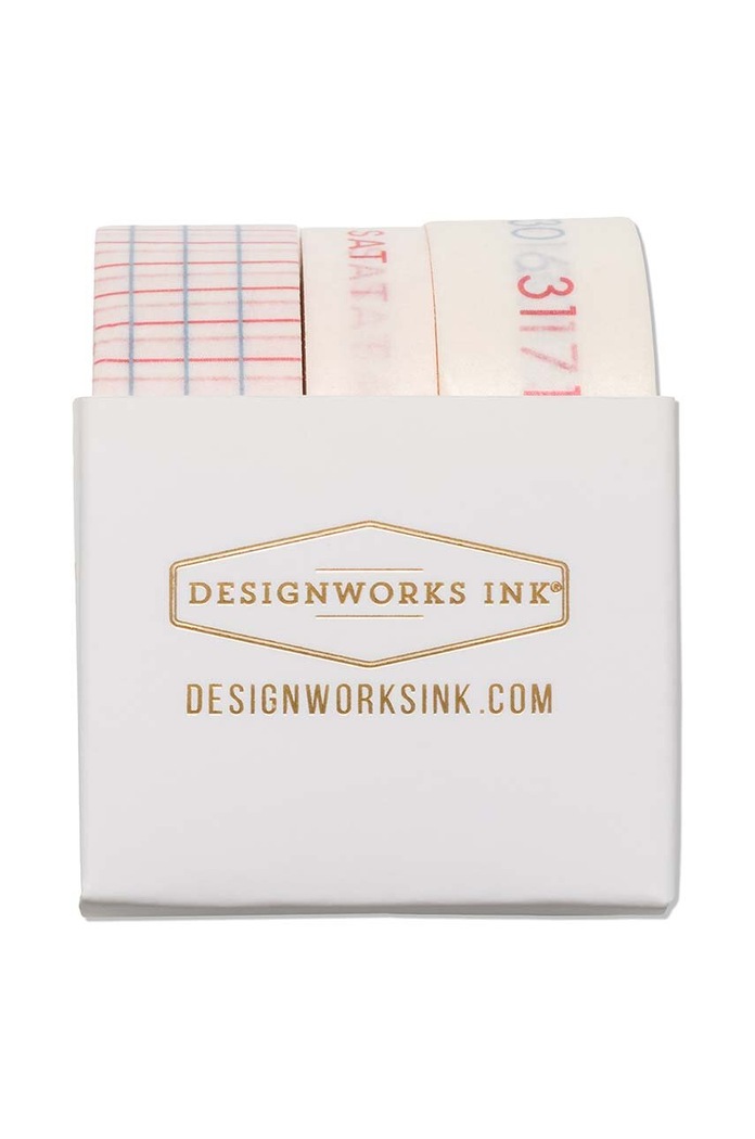 Lifestyle Designworks Ink Set de benzi decorative Retro 3-pack DWASH.2022EU multicolor
