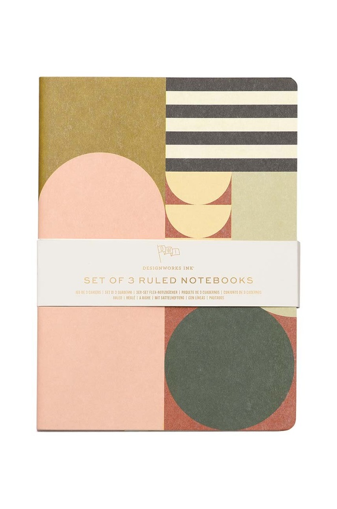 Блокнот Designworks Ink 3-pack JF683.1002EU барвистий AA00