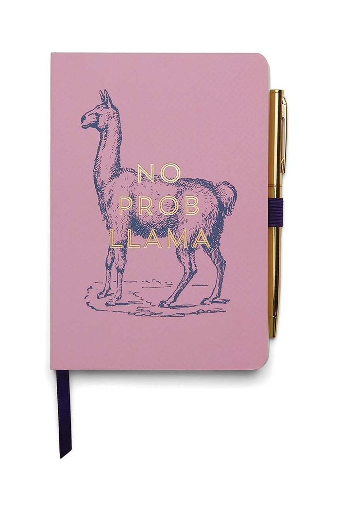 Zápisník a pero Designworks Ink Vintage Sass viacfarebná NWP.1010EU