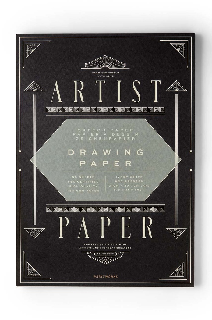 Risalni blok Printworks Artist Paper A4 pisana PRPW00573