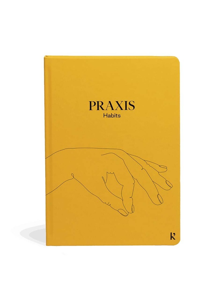 Karst notepad Praxis Mindfulness A5 KA.Praxis.Habits galben AA00