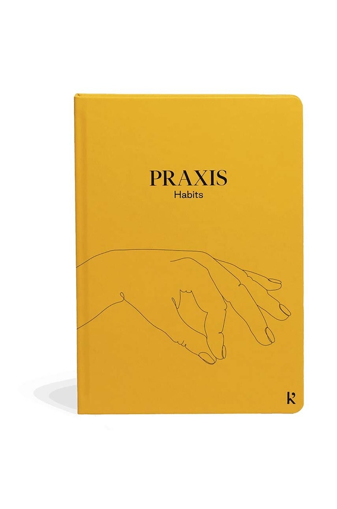 Karst notepad Praxis Mindfulness A5 KA.Praxis.Habits galben AA00