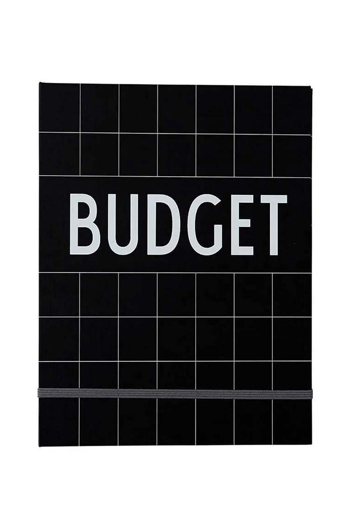 Design Letters planificator Budget Book negru 70302001BLACK