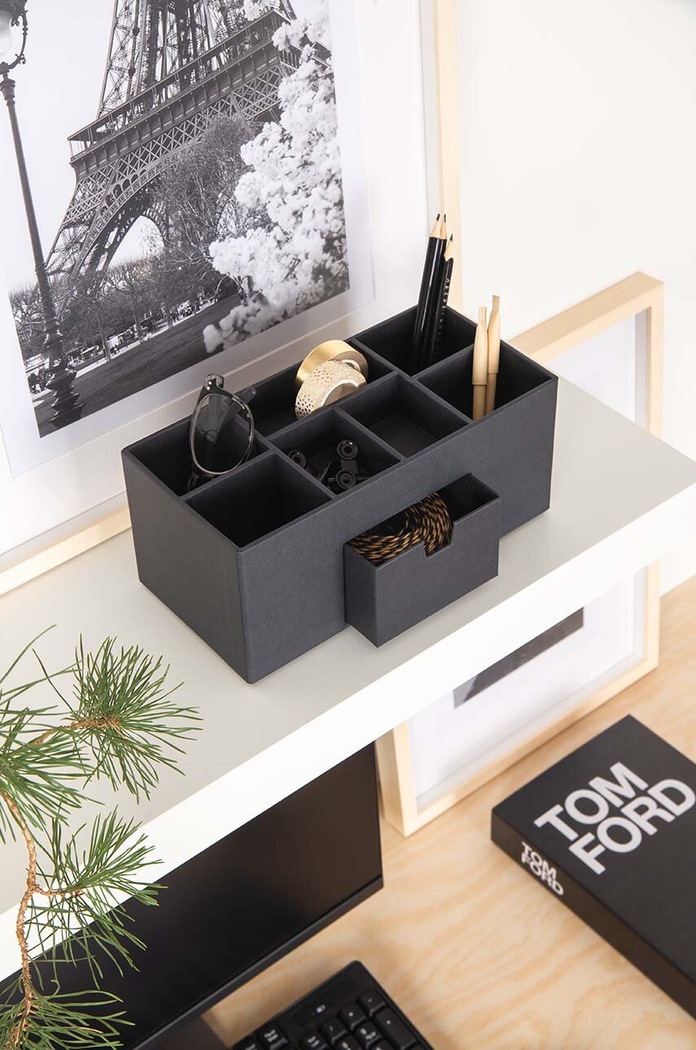 Lifestyle Stolní organizér Bigso Box of Sweden Vendela 900145601 šedá