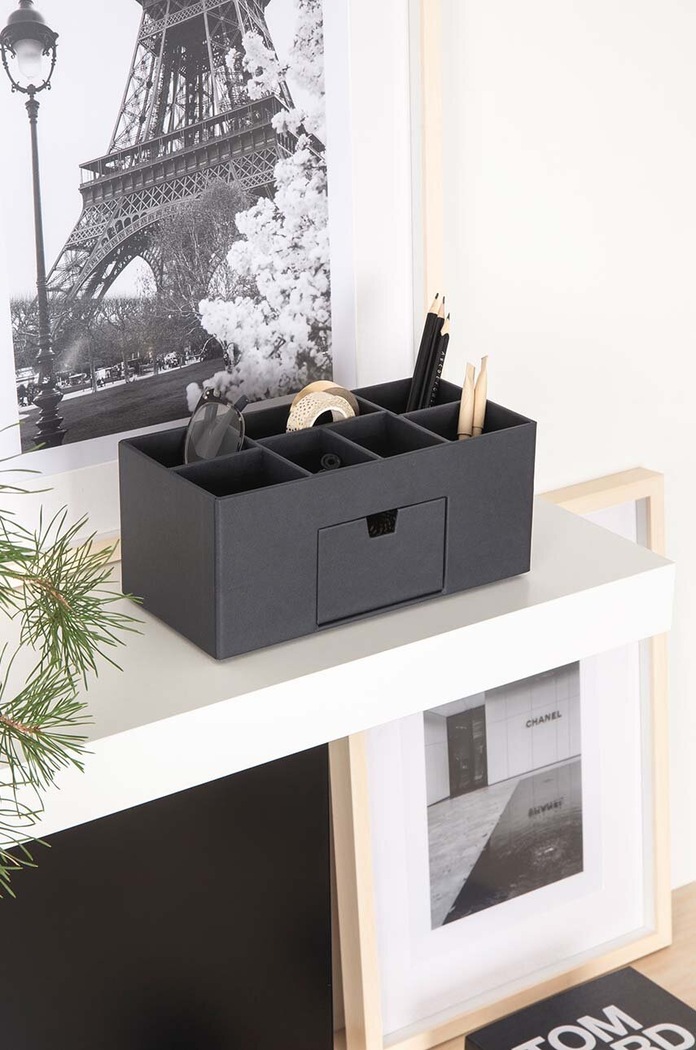Stolní organizér Bigso Box of Sweden Vendela šedá 900145601