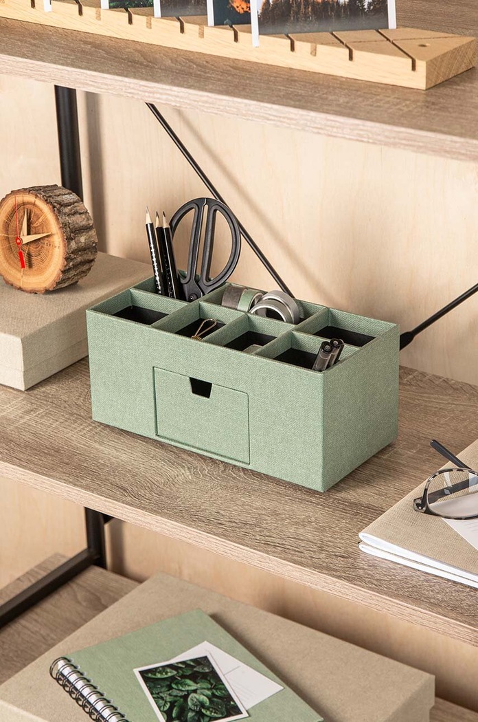 Bigso Box of Sweden organizer na biurko Vendela turkusowy 9001C1649