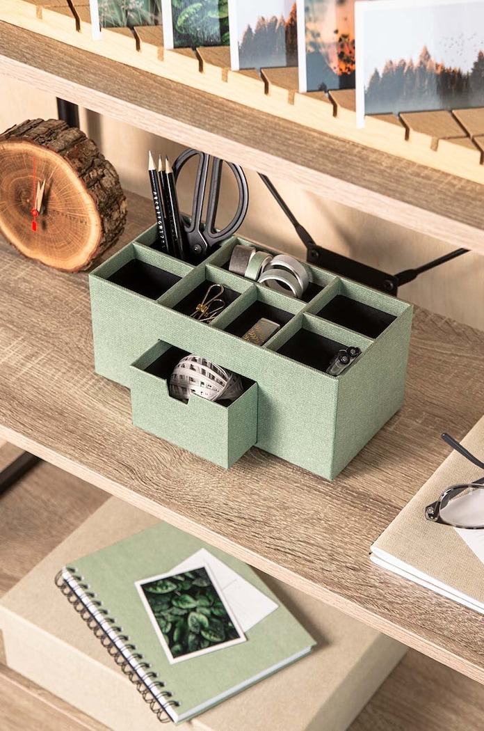 Bigso Box of Sweden organizer na biurko Vendela 9001C1649 turkusowy