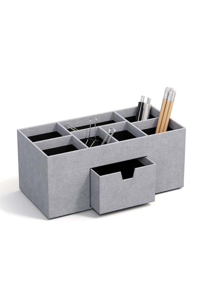Bigso Box of Sweden organizer da tavolo Vendela 9001C6249 grigio AA00