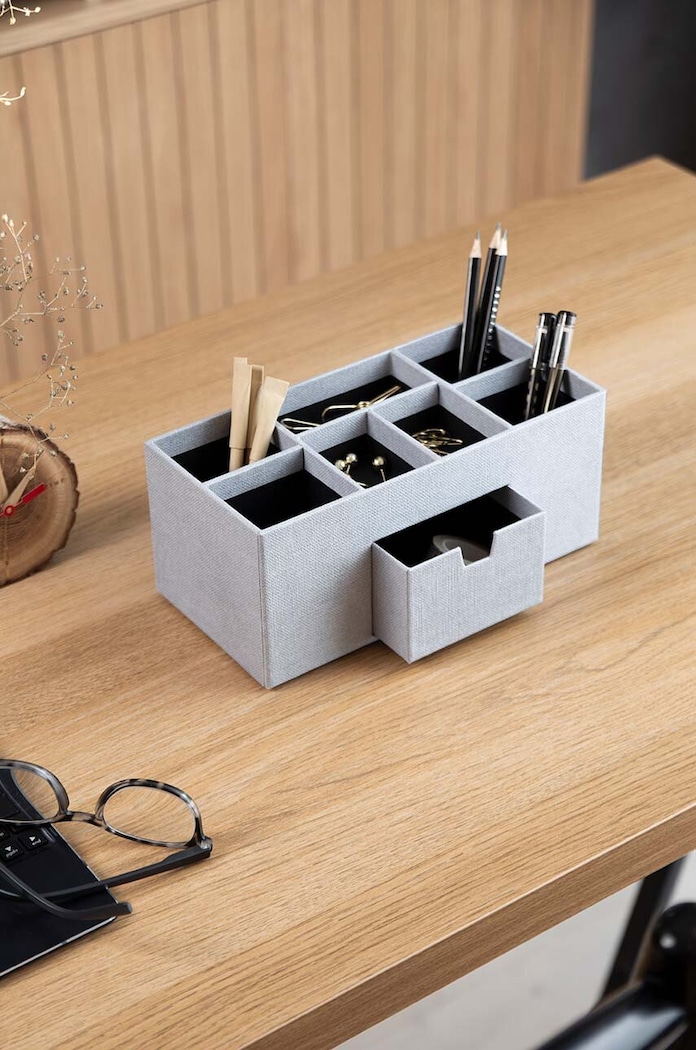 Bigso Box of Sweden organizer da tavolo Vendela grigio 9001C6249