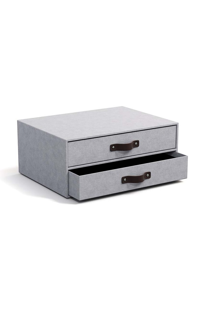 Organizér na doklady Bigso Box of Sweden Birger 9431C6249LEA648 sivá AA00