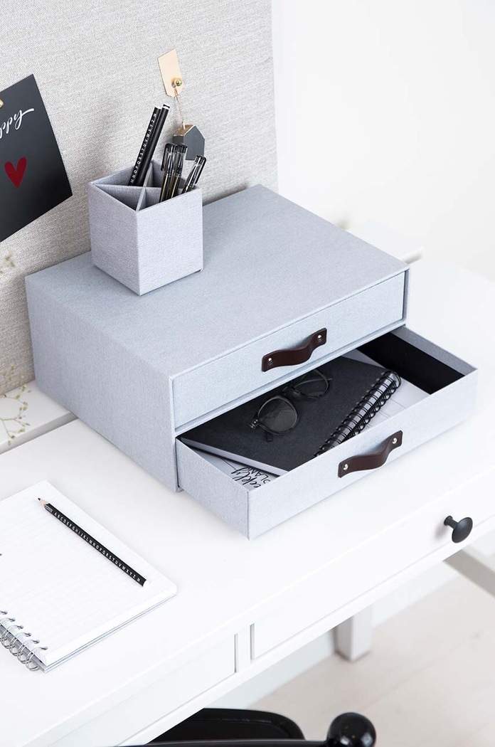 Decor Organizér na doklady Bigso Box of Sweden Birger 9431C6249LEA648 sivá