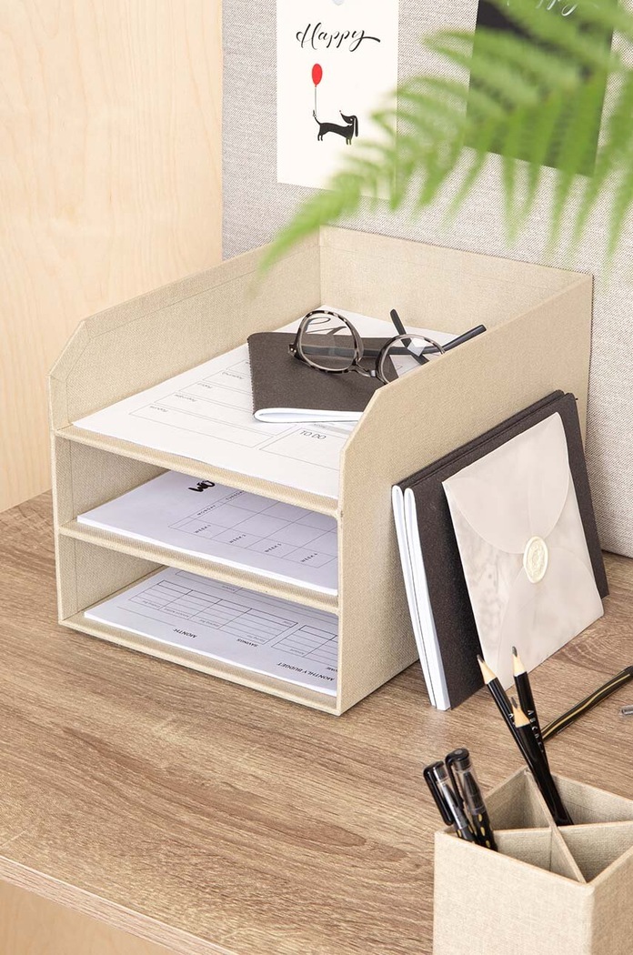 Organizér na doklady Bigso Box of Sweden Trey 8711C5501 béžová