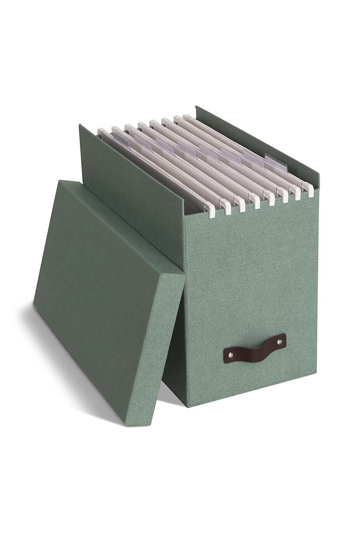Lifestyle Organizér dokumentů Bigso Box of Sweden A4 Johan 9441C1649LEA648 tyrkysová