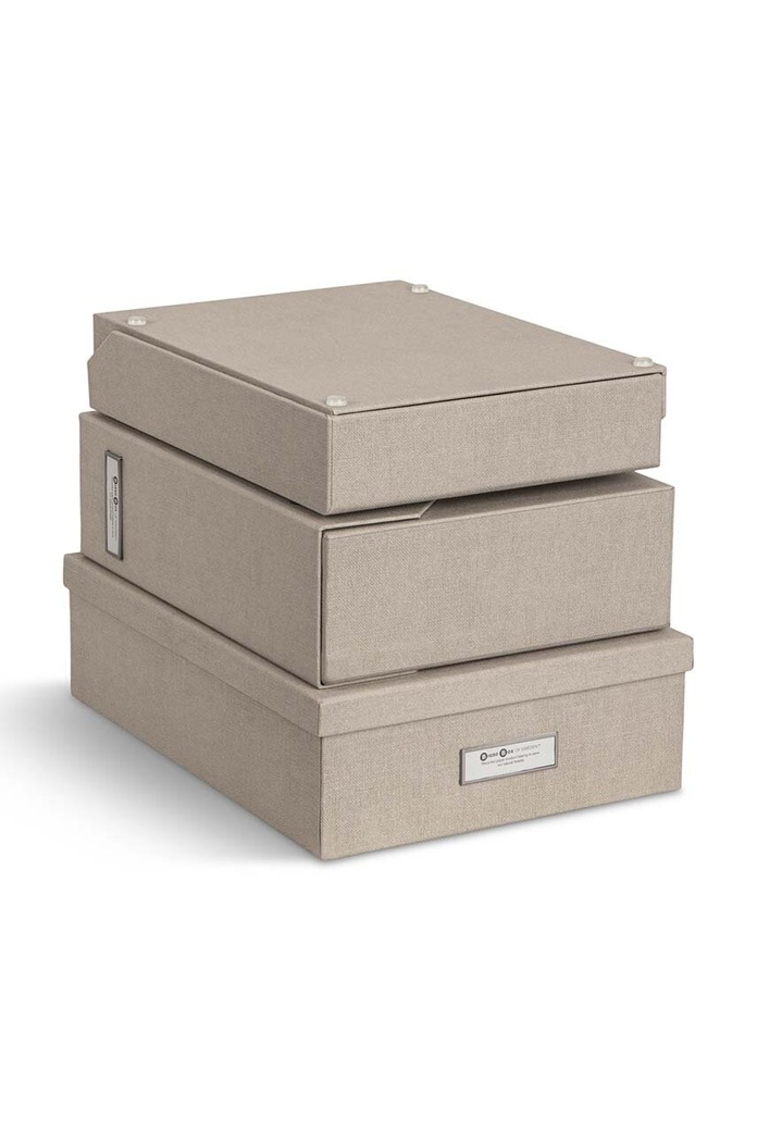 Decor Organizér na doklady Bigso Box of Sweden Holger 5-pak 4915C5539 béžová
