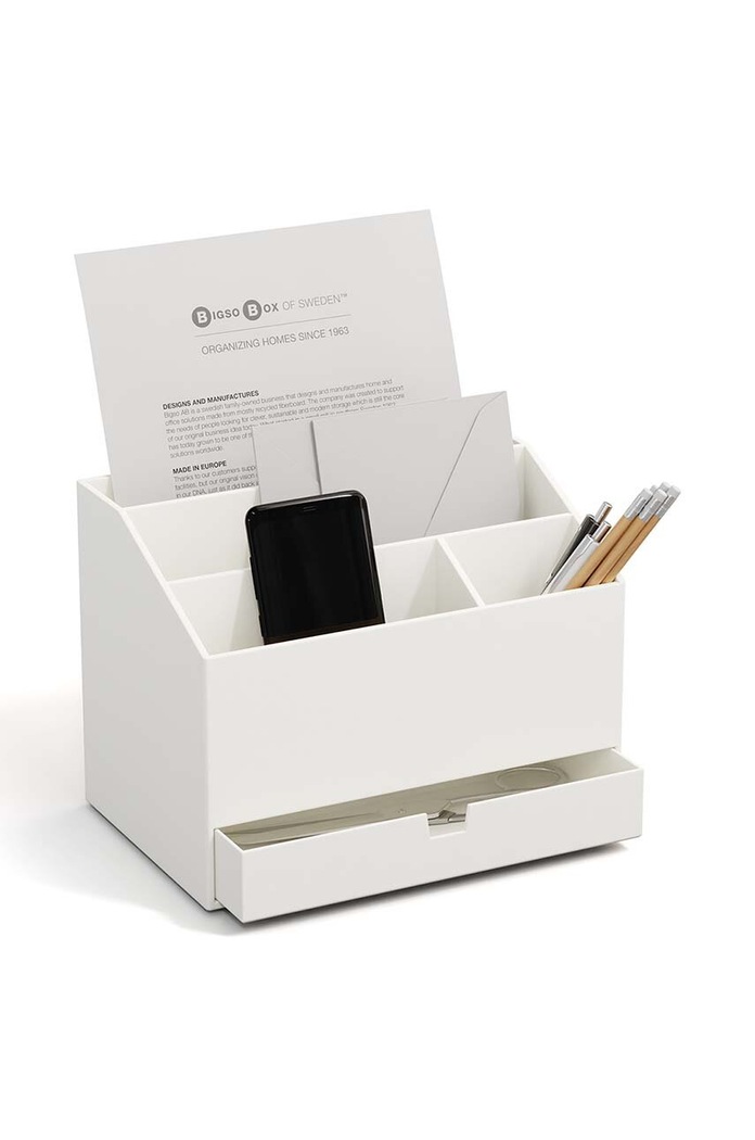 Lifestyle Bigso Box of Sweden organizer biurkowy Greta 858145501 biały
