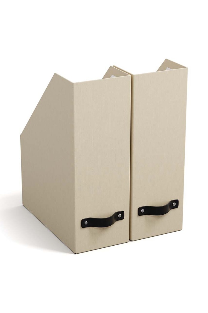 Bigso Box of Sweden organizer per documenti William pacco da 2 beige 957250233LEA000