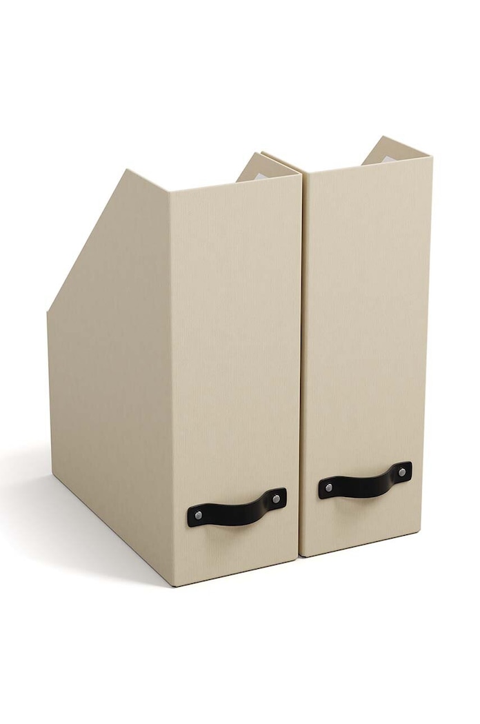 Bigso Box of Sweden organizer per documenti William pacco da 2 beige 957250233LEA000