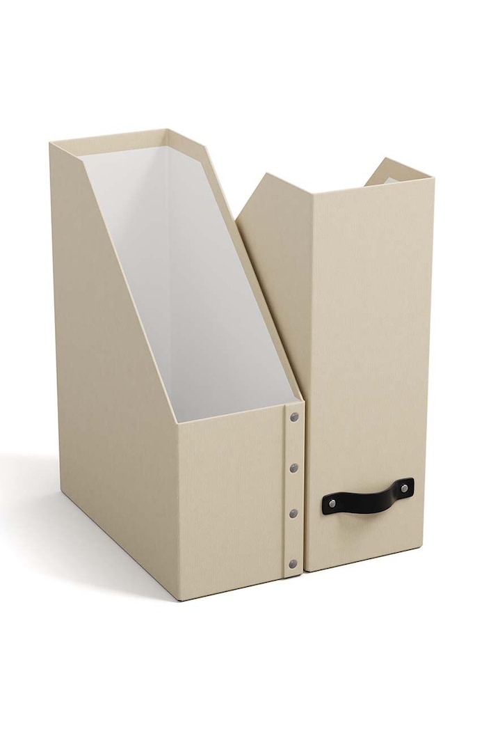 Bigso Box of Sweden organizer per documenti William pacco da 2 957250233LEA000 beige AA00