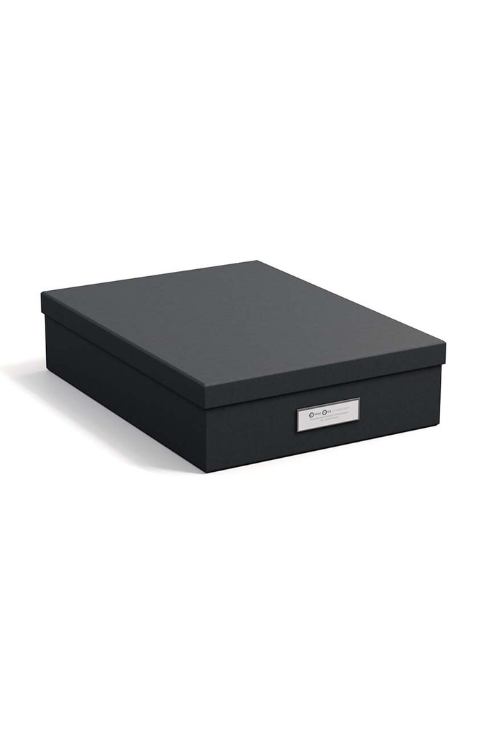 Κουτί αποθήκευσης Bigso Box of Sweden Rasmus 2-pack γκρί 778245641
