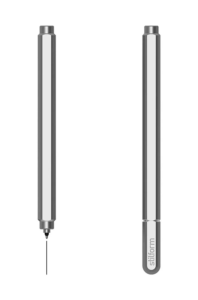stilform długopis żelowy z mechanizmem magnetycznym ARC szary SF200013