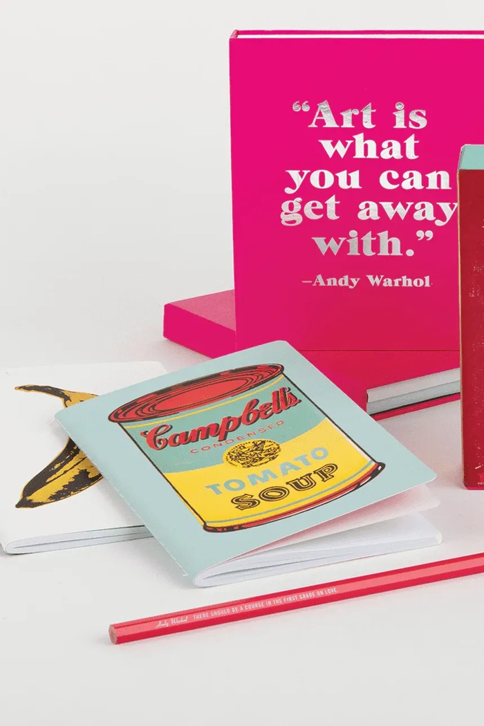 Galison set de caiete Andy Warhol Mini Notebook Set 2-pack 64357